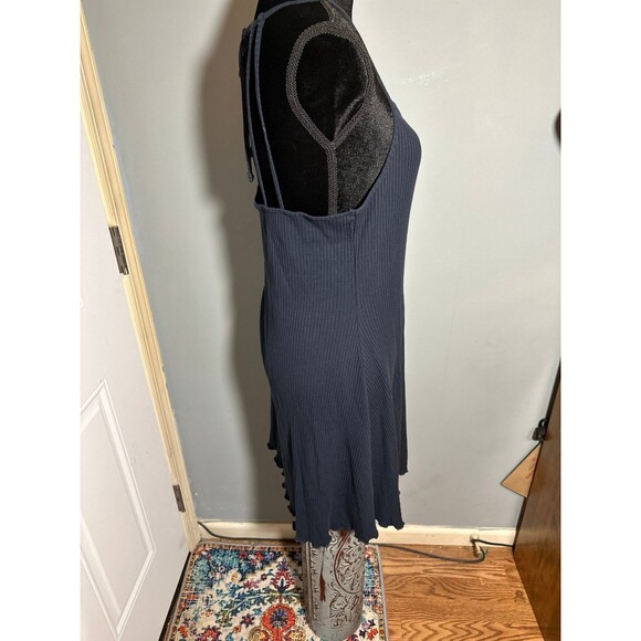Abercrombie navy straps back dress - Picture 2 of 4